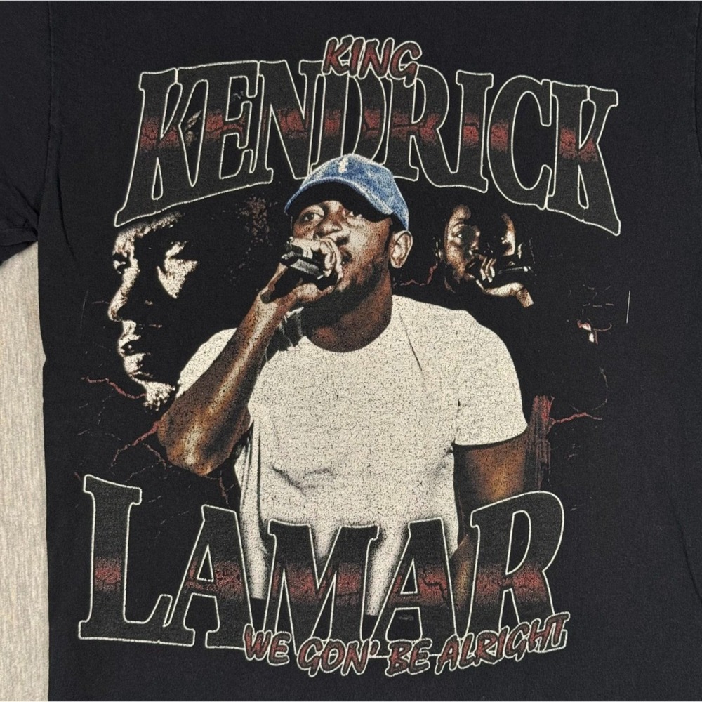 Kendrick Lamar We Gon Be Alright Graphic Rap Tee Black Gildan Shirt Size‎ Small